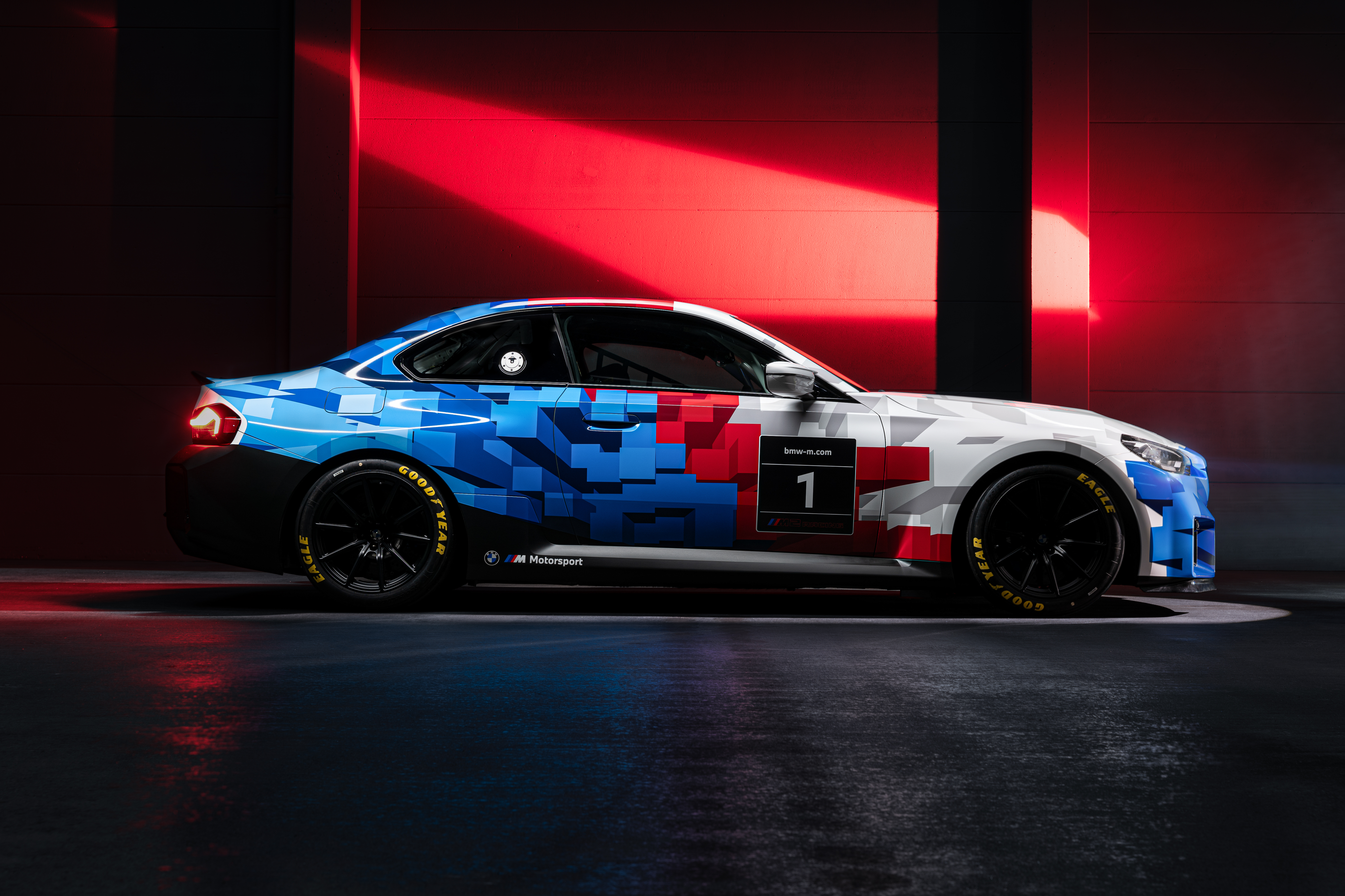 Munich (GER), 25 April 2025. BMW M2 Racing, customer racing, entry-level car, photoshoot, launch, presentation, inception design, livery.