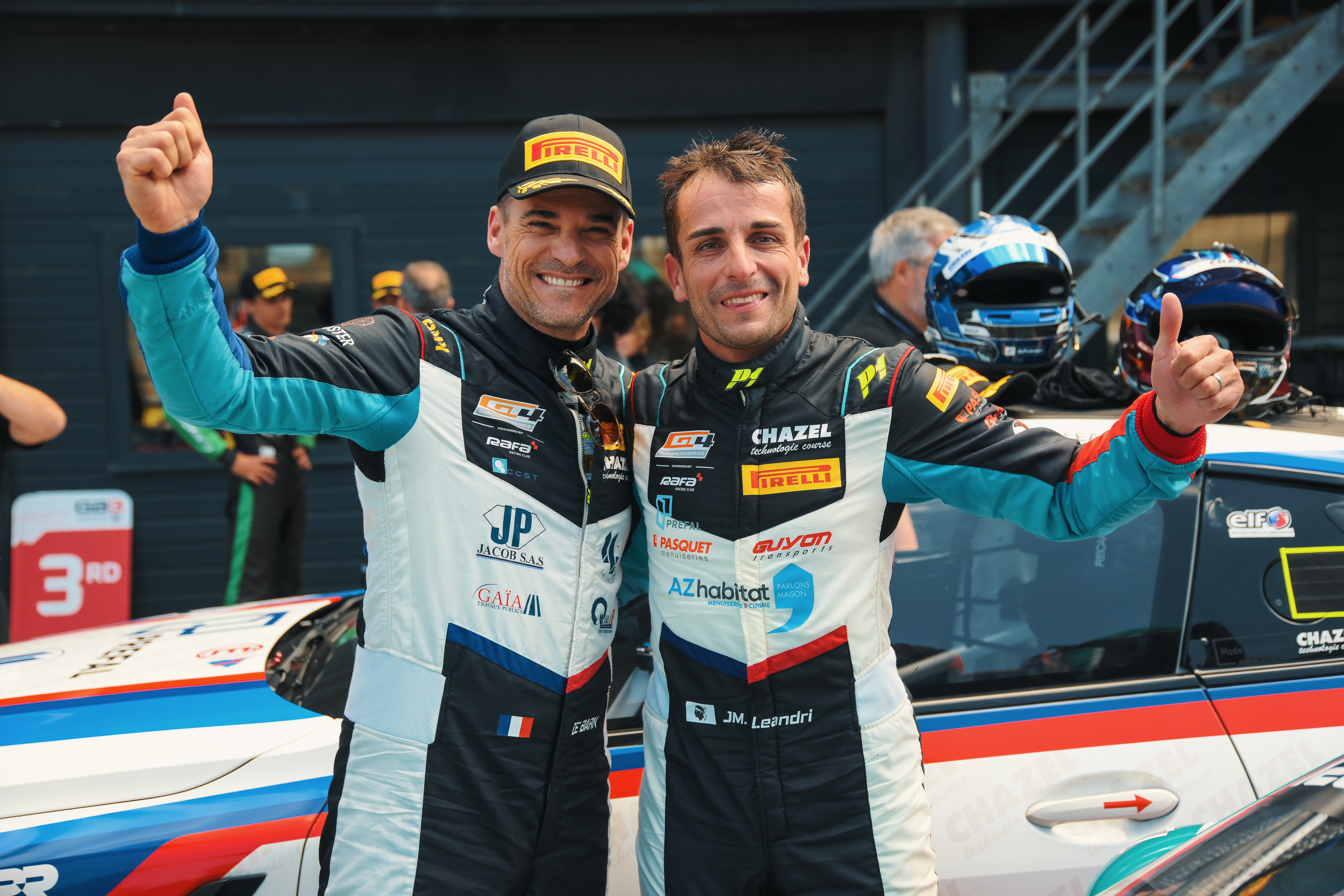 Zandvoort (NED), 16-18 May 2025. GT4 European Series, #317 BMW M4 GT4 EVO, CHAZEL Technologie Course, Jean Mathieu Leandri, Antoni de Barn.